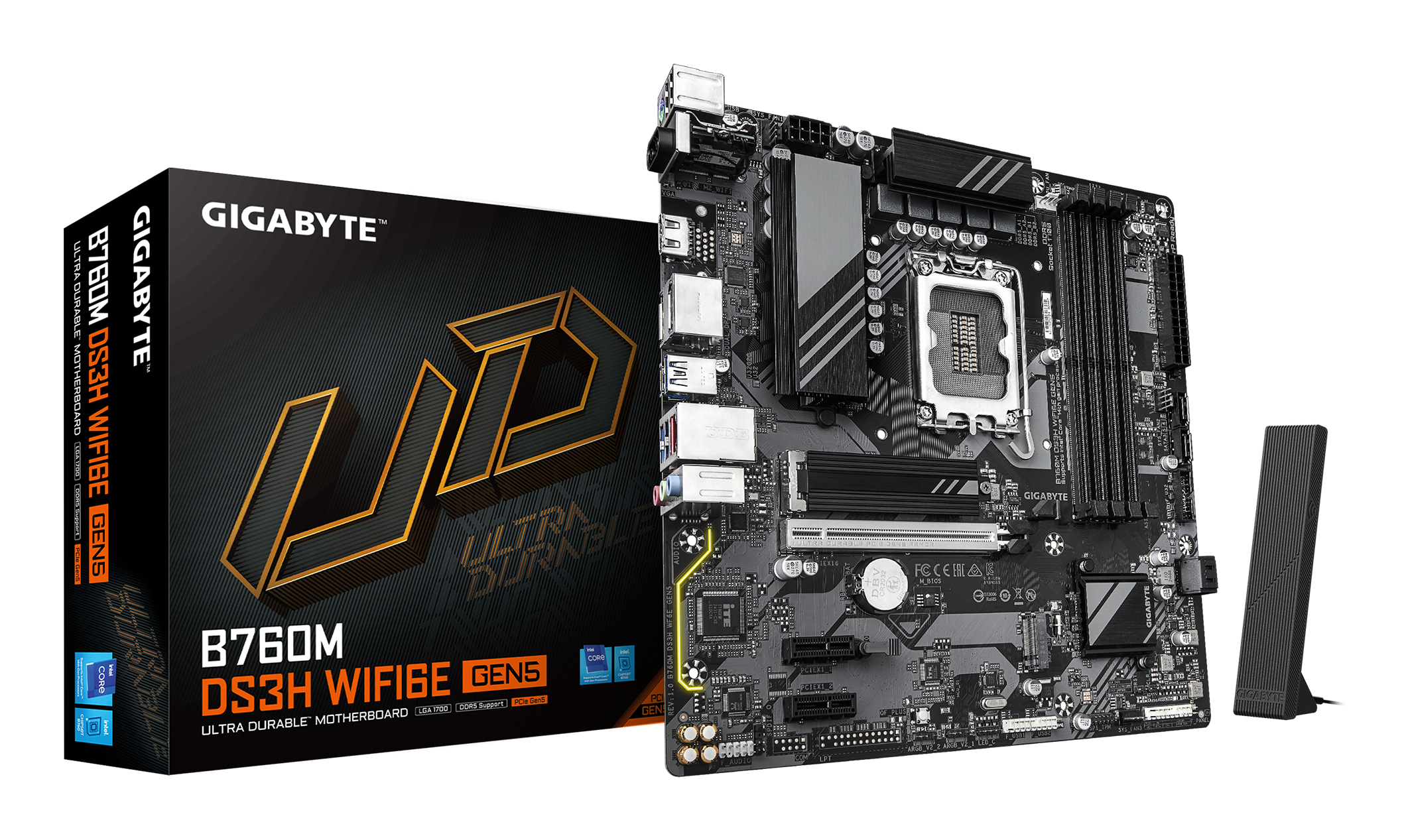 Motherboard GIGABYTE B760M DS3H WF6E GEN5   